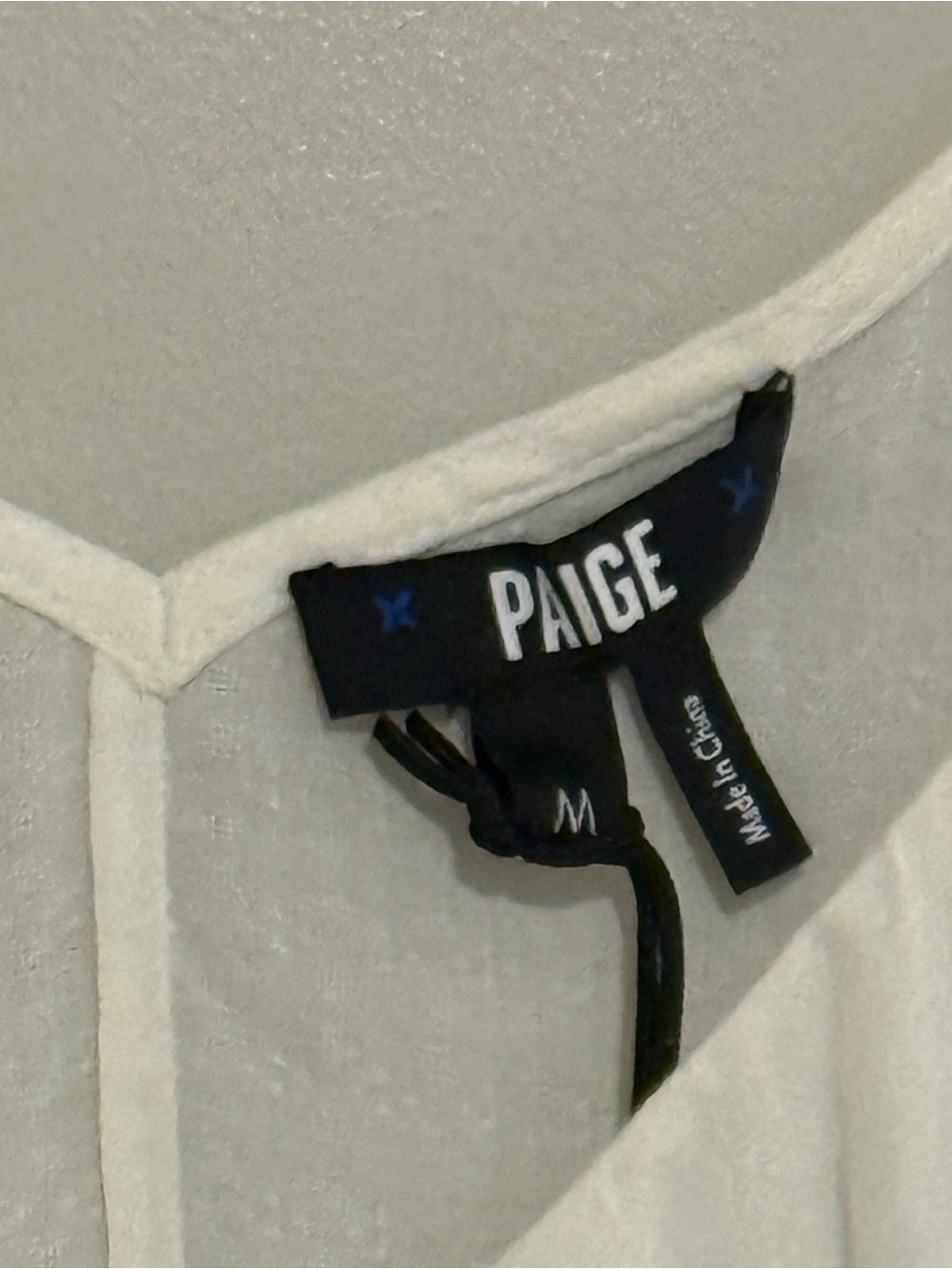 PAIGE Ivory Ruffle Wrap Blouse Sleeveless V Neck Peplum Romantic Feminine Top - Picture 7 of 8